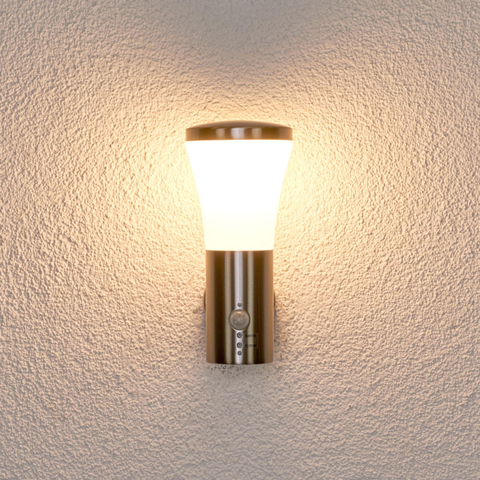 Bewegungsmelder-Wandlampe Sumea für außen, LED