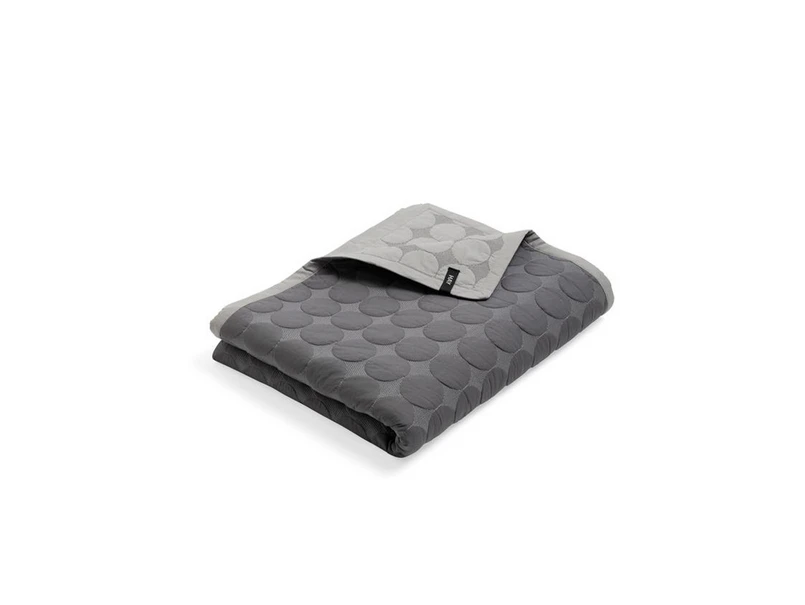 HAY - Mega Dot (Organic) Tagesdecke 195x245 Dunkel Grey