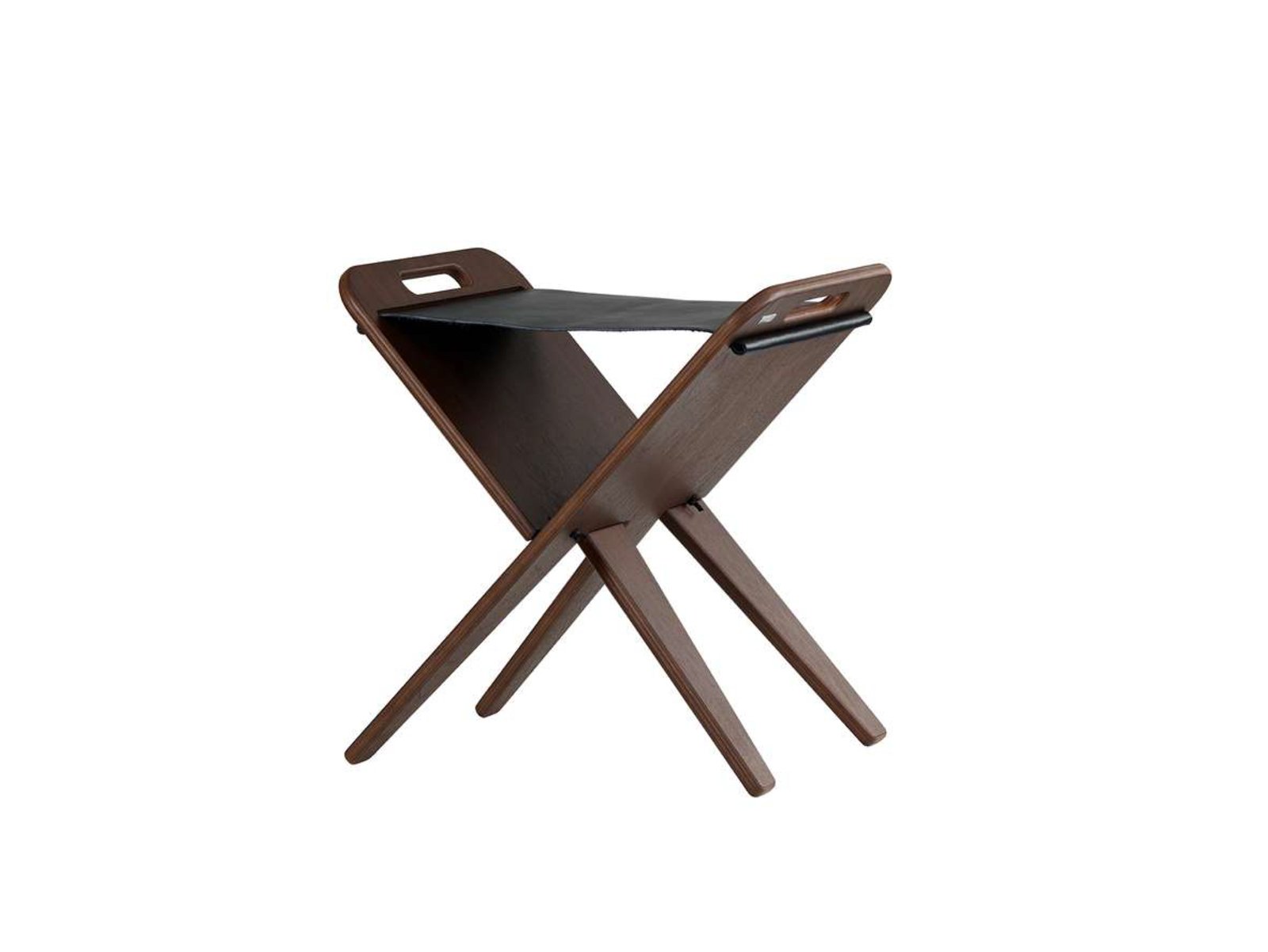 Klaburet Stool Walnut/Black - Piet Hein