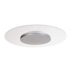 Zaniah LED ceiling light, 360° light, 24W, silver