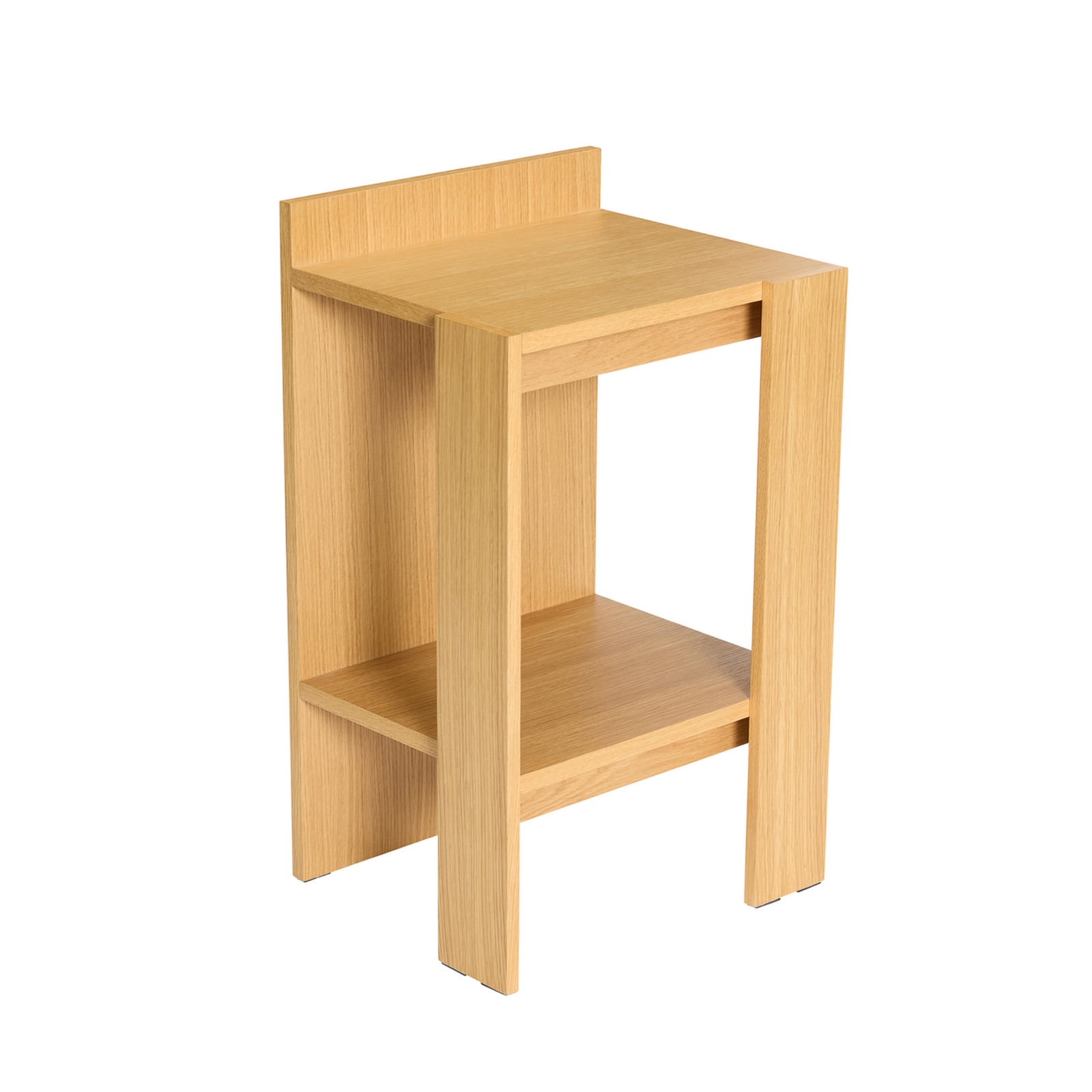 Comodino Merge in rovere chiaro, altezza 70 cm - Hübsch