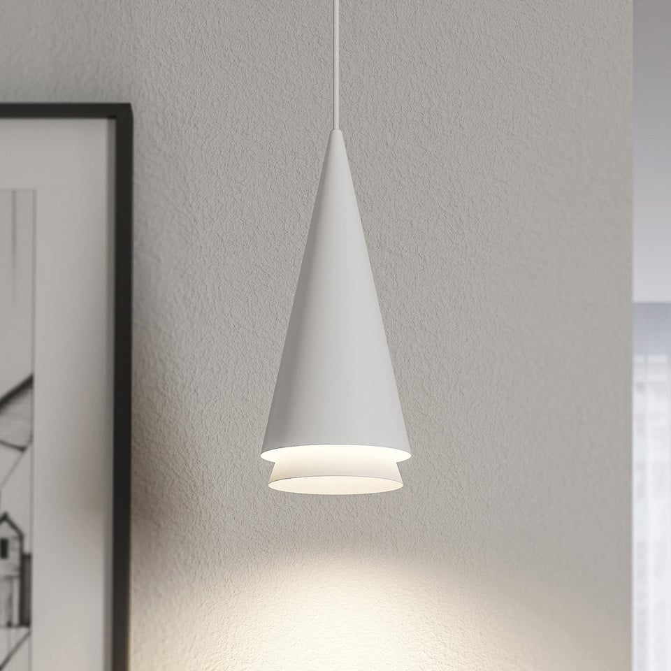 Lucande Naoh Taklampa, vit från Lucande