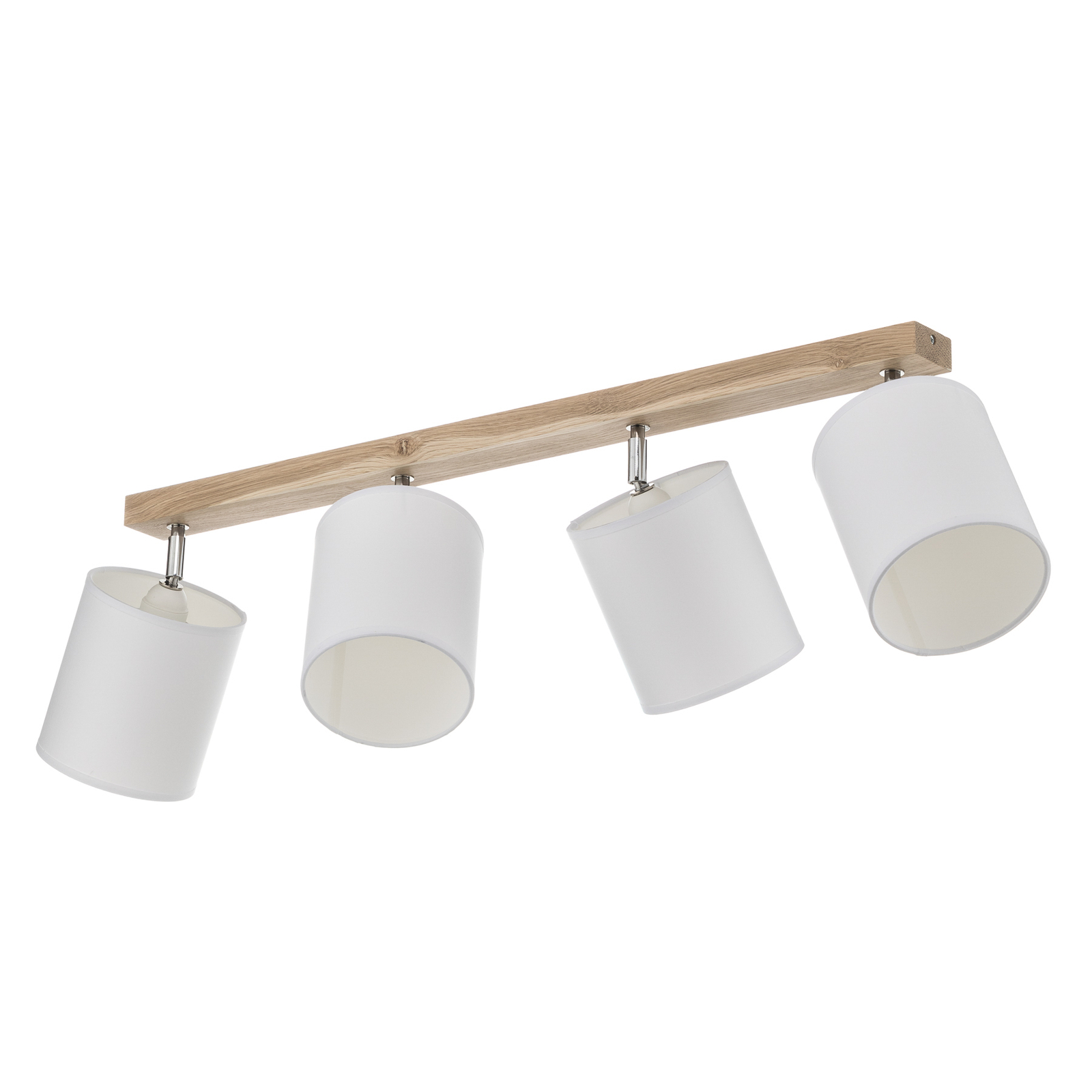 Spot pour plafond Corralee blanc linéaire 4 lampes