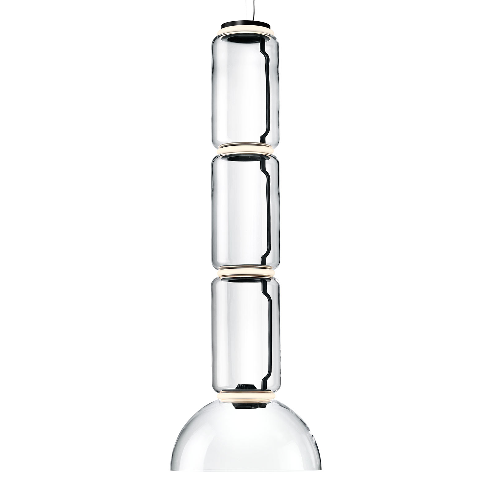 FLOS Noctambule Hängelampe Low Cylinder & Bowl