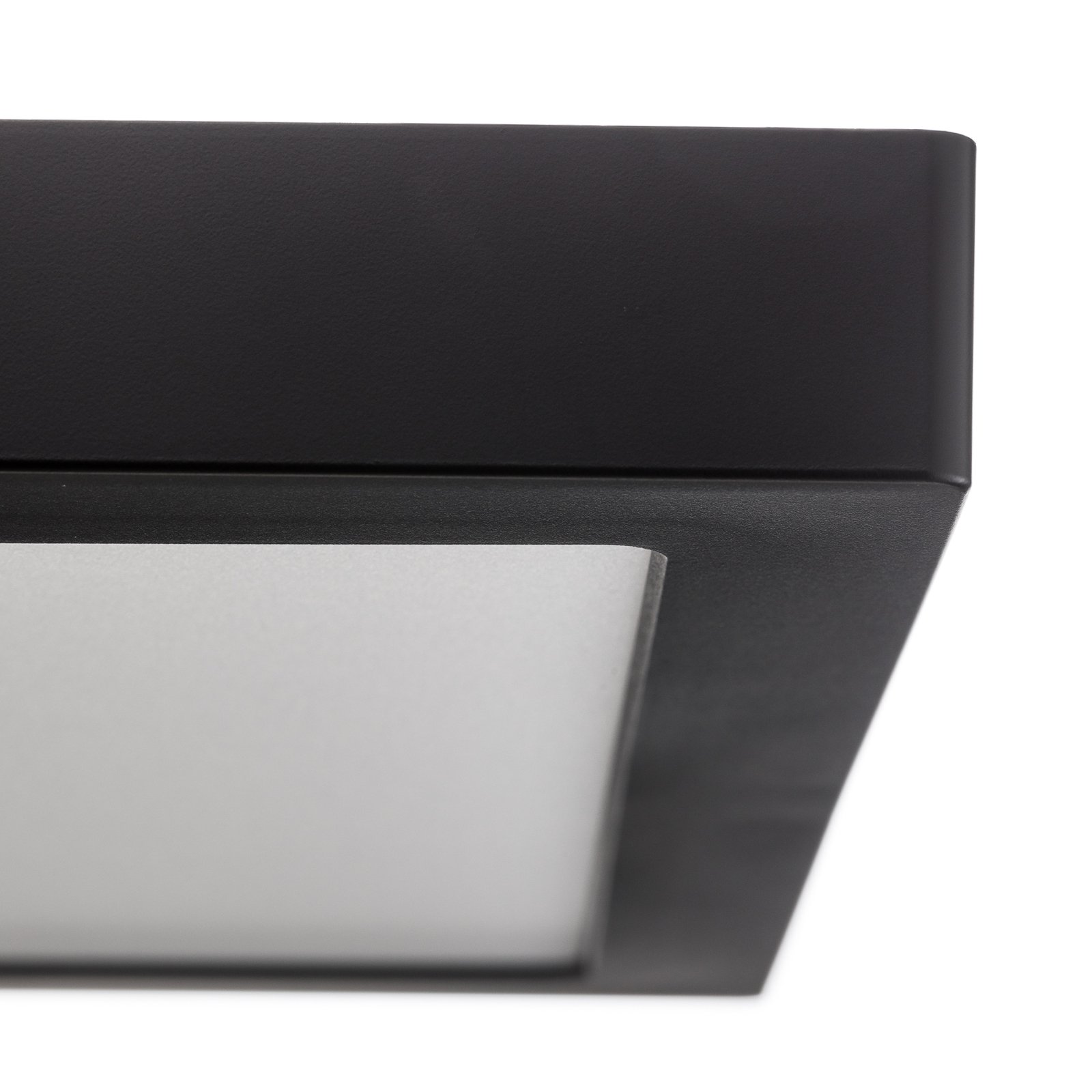 Paulmann Abia -LED-paneeli 30x30 cm, 2 700 K musta