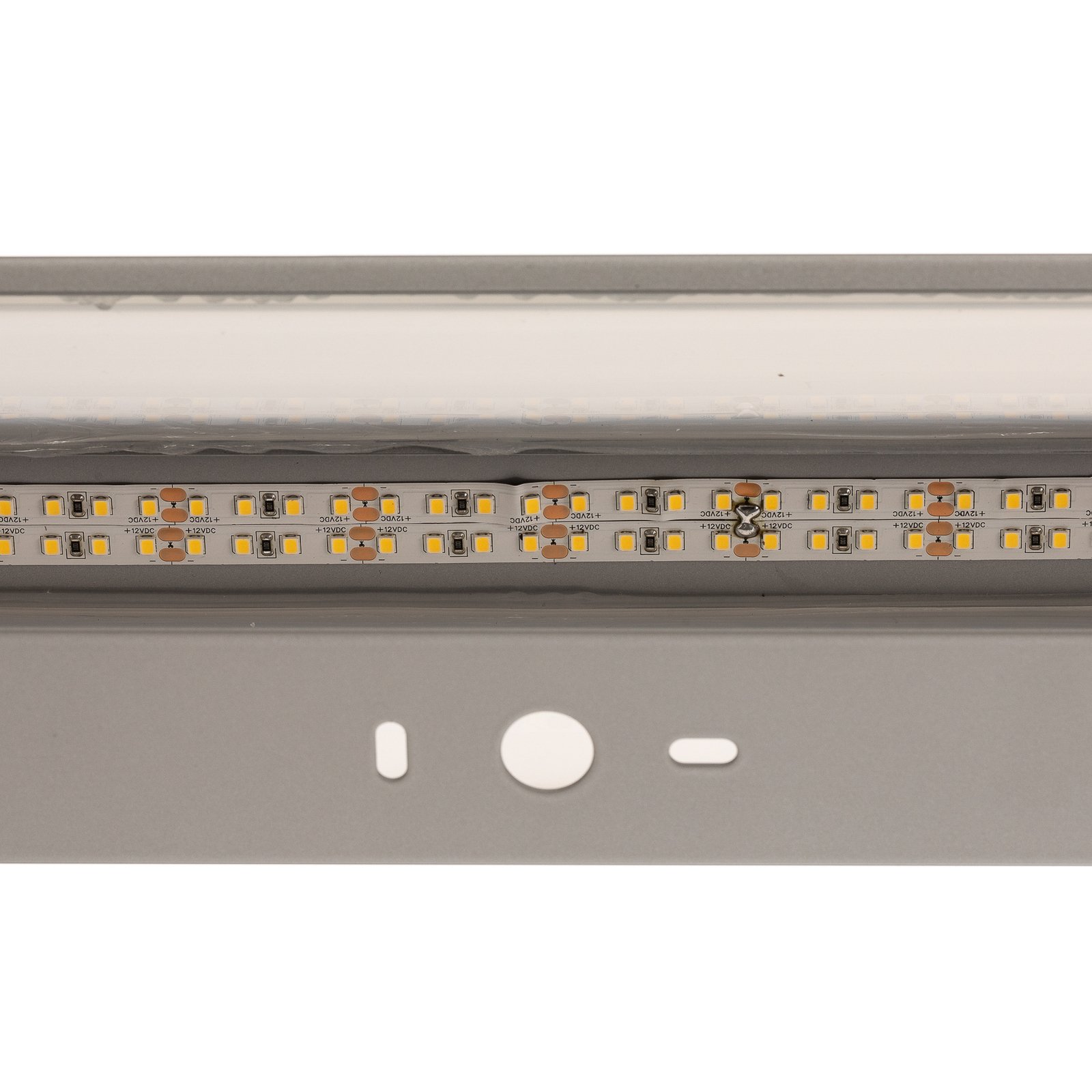 Mera LED-vegglampe, bredde 80 cm, aluminium, 3000K