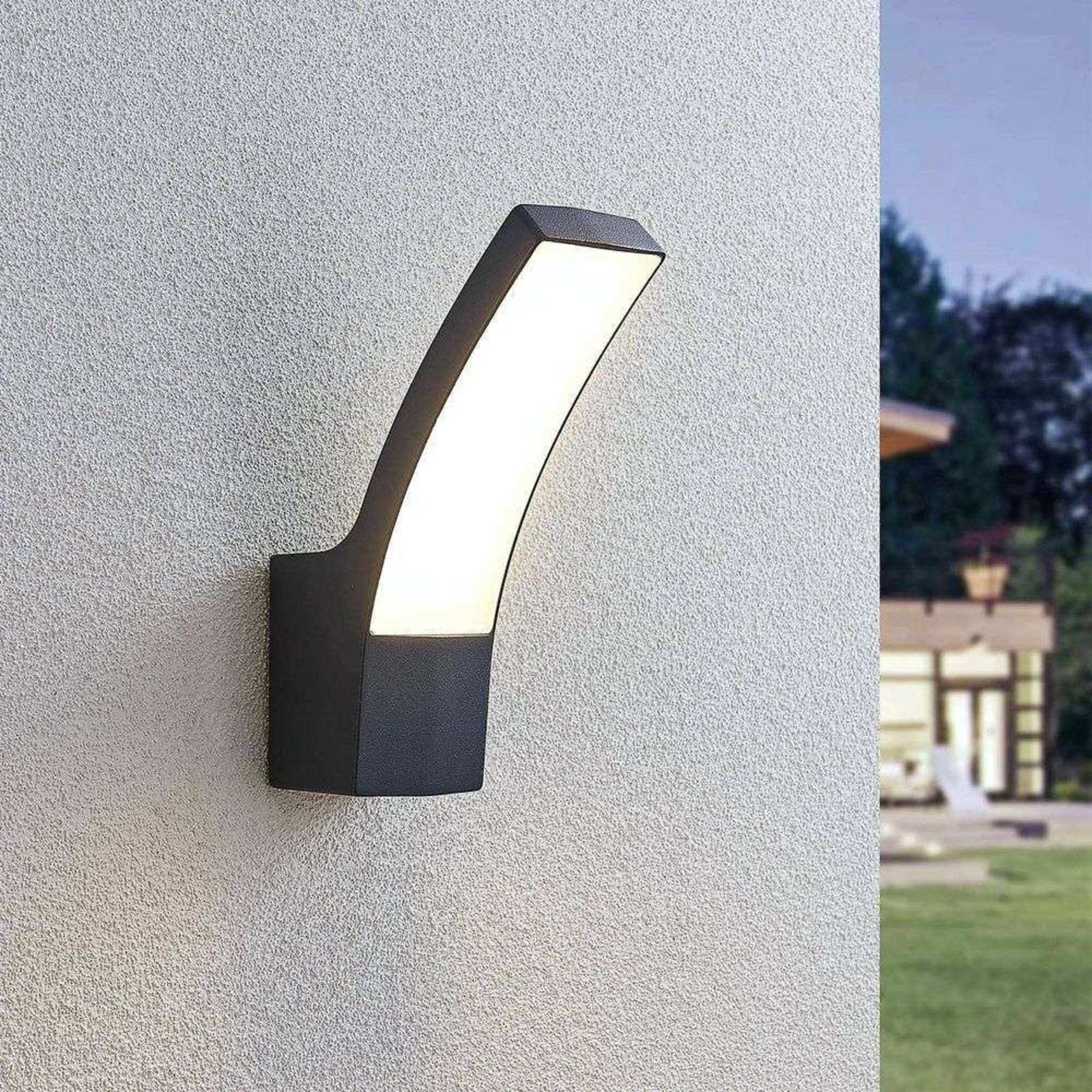 Ilvita Outdoor Wall Lamp Anthracite - Lindby