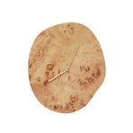Melt Wanduhr, natur, Maserholz, Höhe 33 cm - ferm LIVING