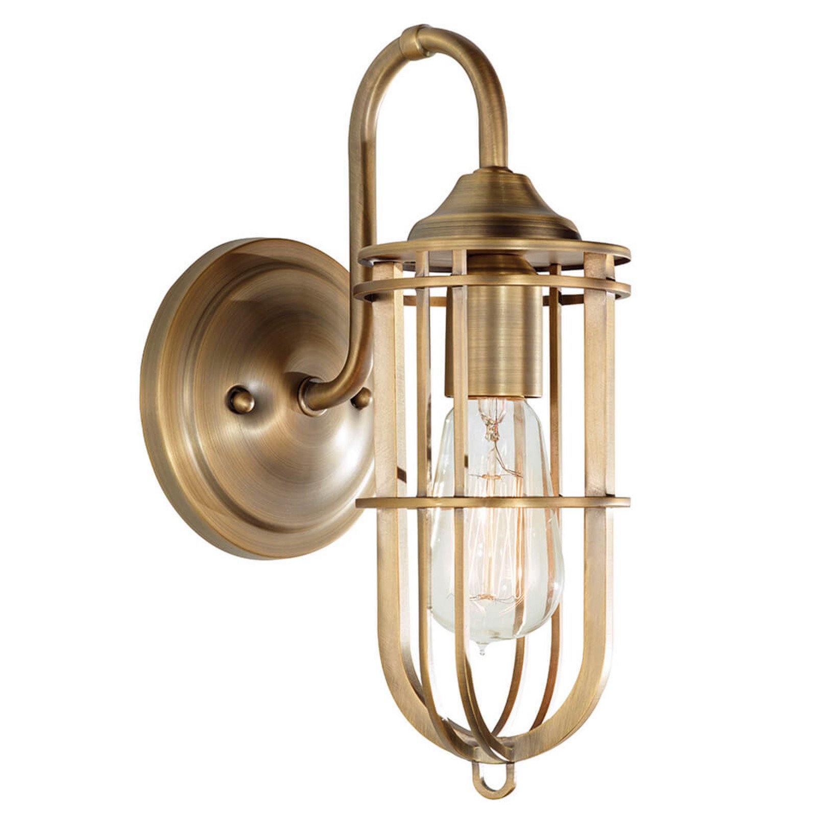 Aplică de perete Urban Renewal alamă antic