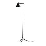 Dyberg Larsen Tokyo floor lamp, black, height 155 cm, metal