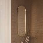 AYTM Angui mirror, gold-coloured, height 78 cm, glass, steel