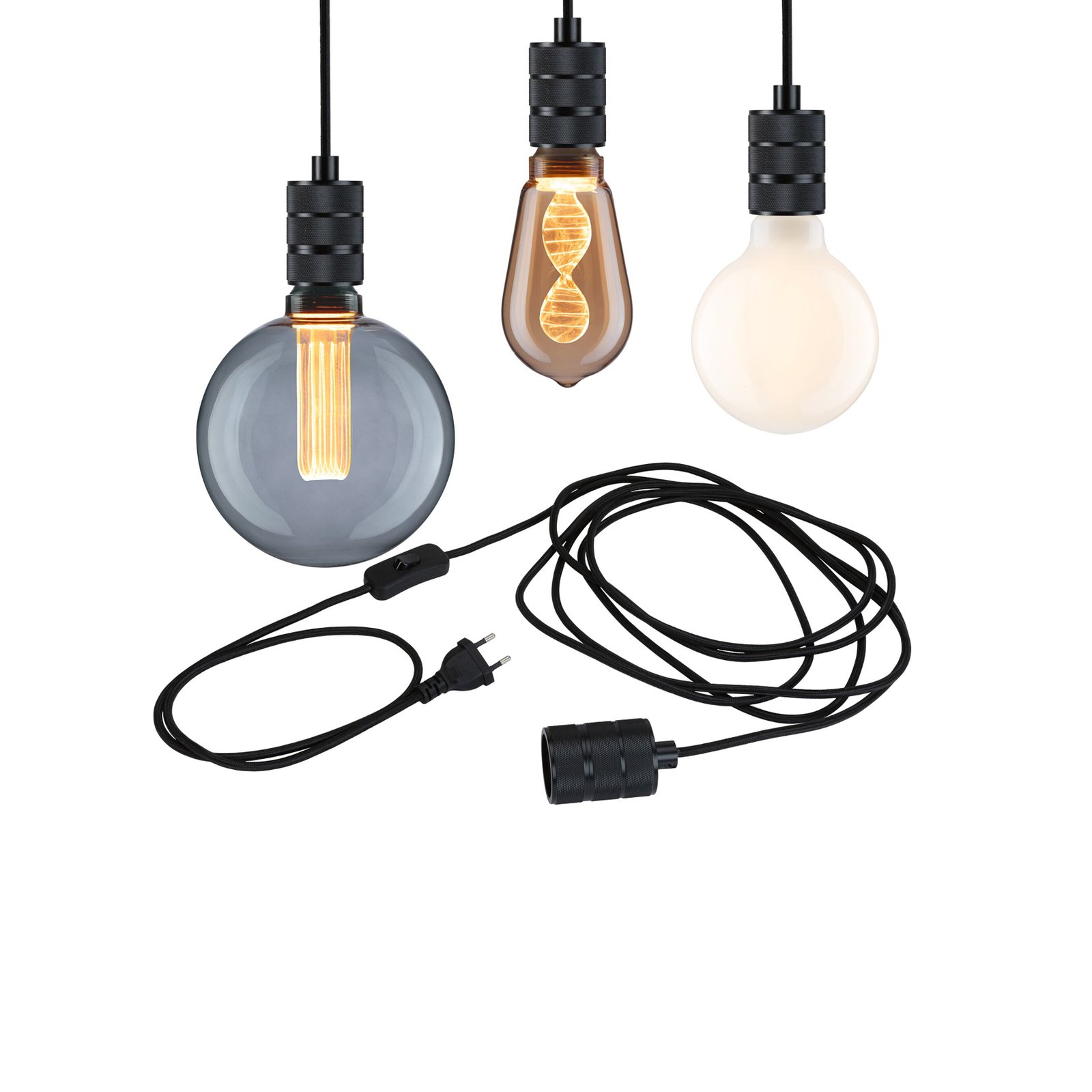 Paulmann Neordic Tilla hanging light plug black