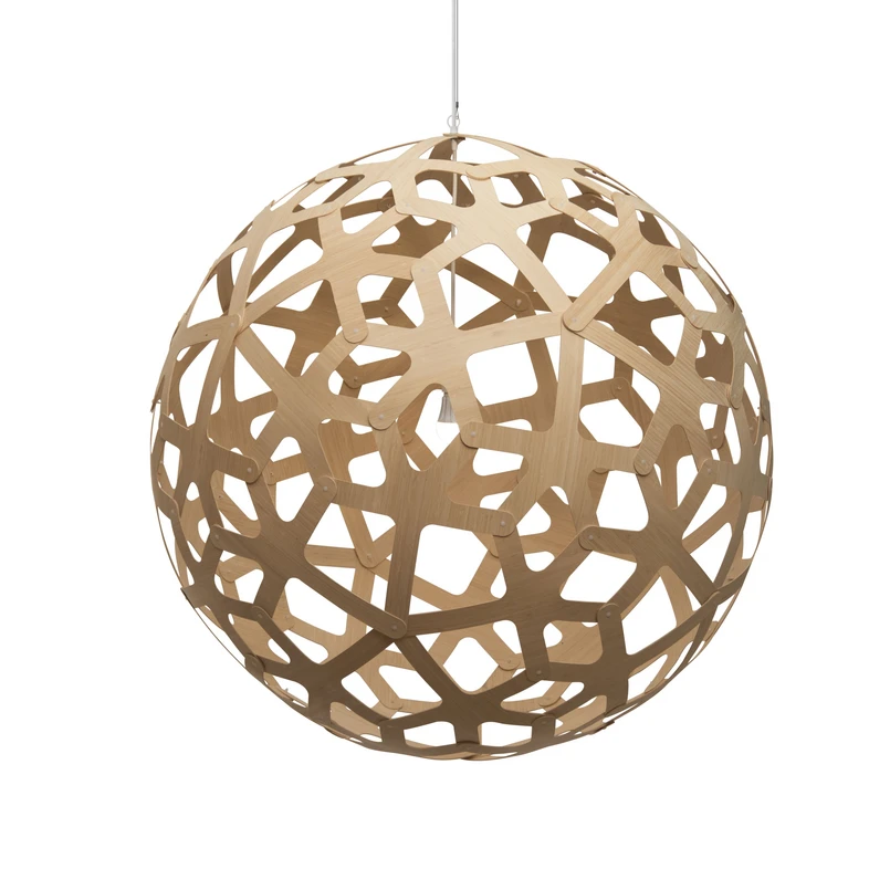 David Trubridge ltd - Coral Pendelleuchte Ø100 Bamboo David Trubridge