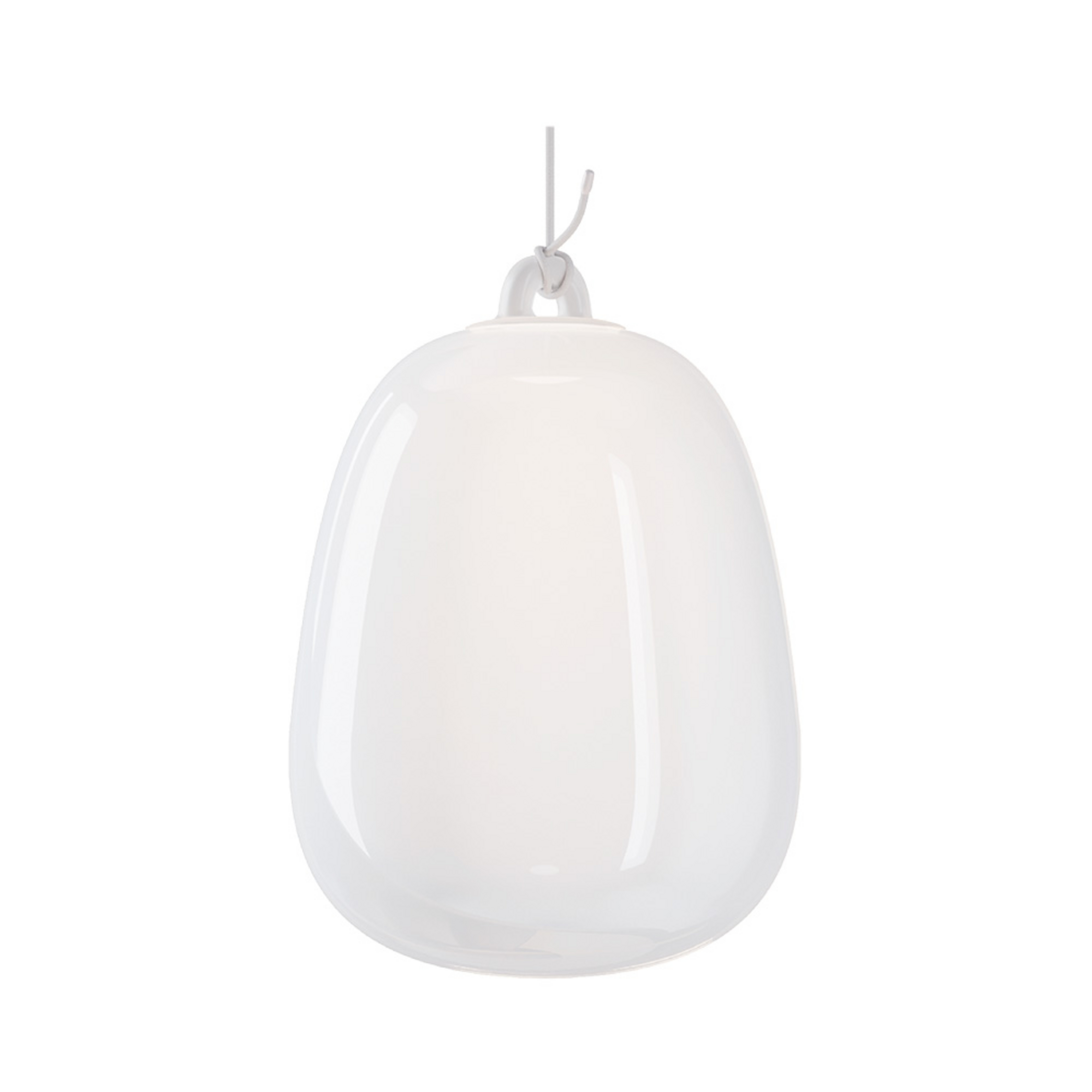 Oblò Lampa Wisząca Large 3000K Silk Biały/Biały - Lodes