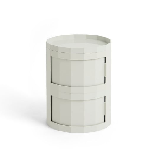 Facet Cabinet 20 Mobile ausiliario, bianco crema, ABS - HAY