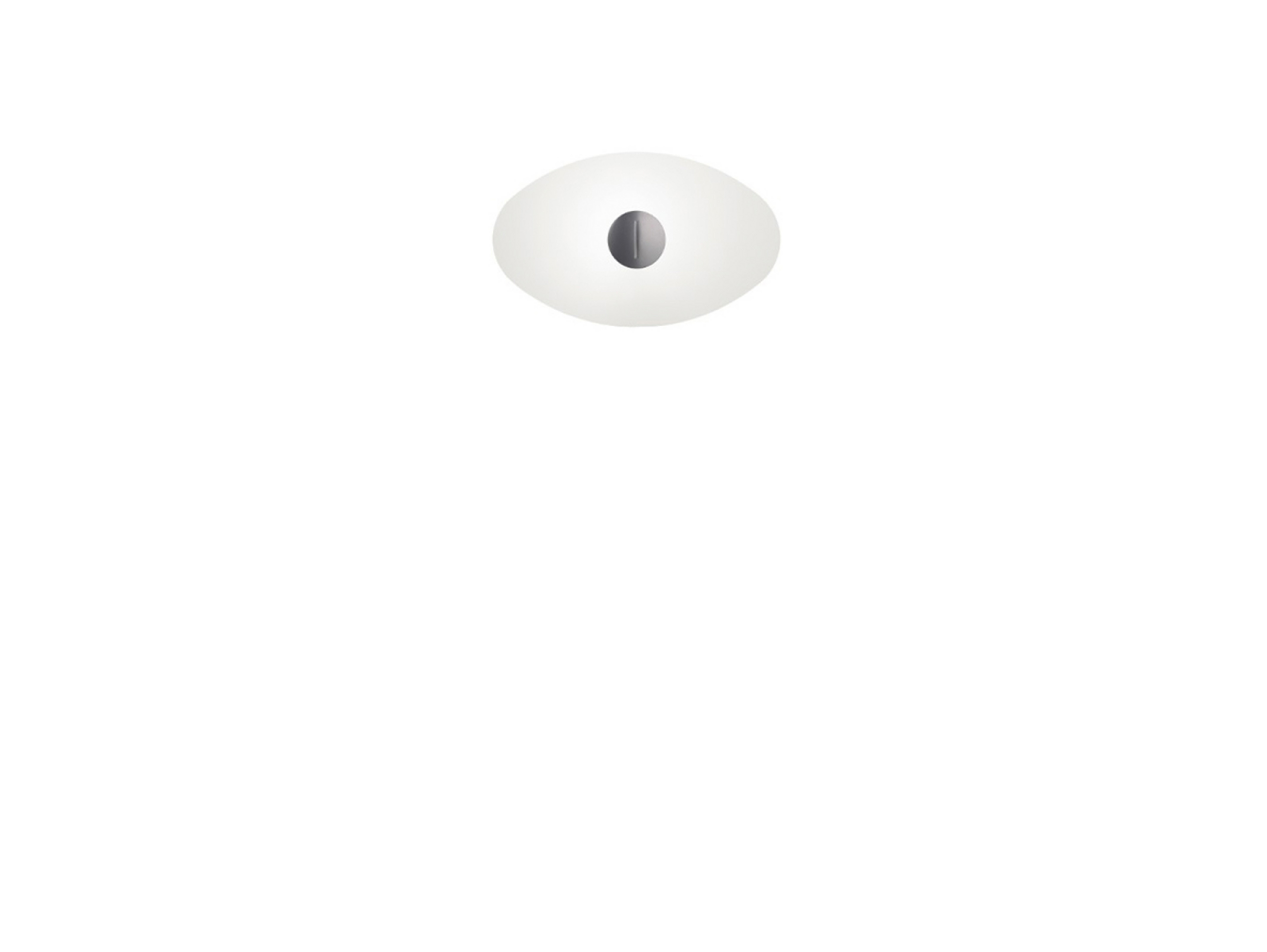 Bit 2/Orbital 2 Glasskærm Hvid - Foscarini