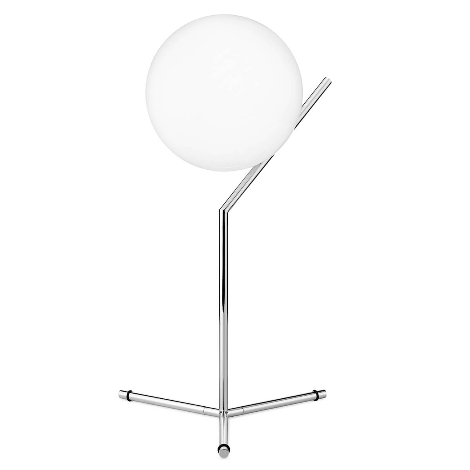 Flos FLOS IC T1 High table lamp, glossy chrome, for Living / Dining Room, steel, glass, E14, 60 W, energy efficiency: A++, H: 53 cm