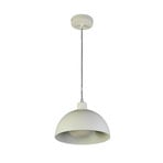 Luminária suspensa Mars, creme, Ø 25 cm, aço