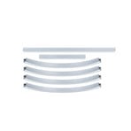 Paulmann Linion lyskanalsystem, krom, 77,5 W, aluminium