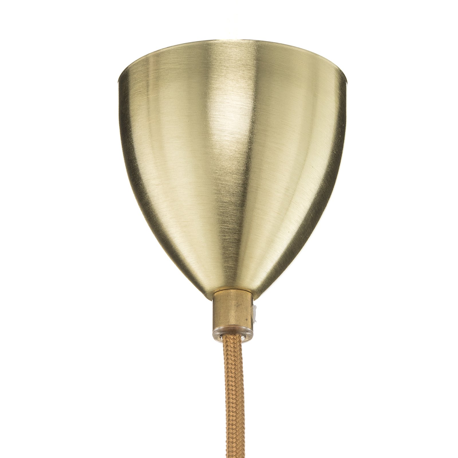 EBB & FLOW Rowan závesná lampa, zlatá Ø 15,5 cm