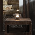 Karman Agua LED table lamp Ø 13 cm glass