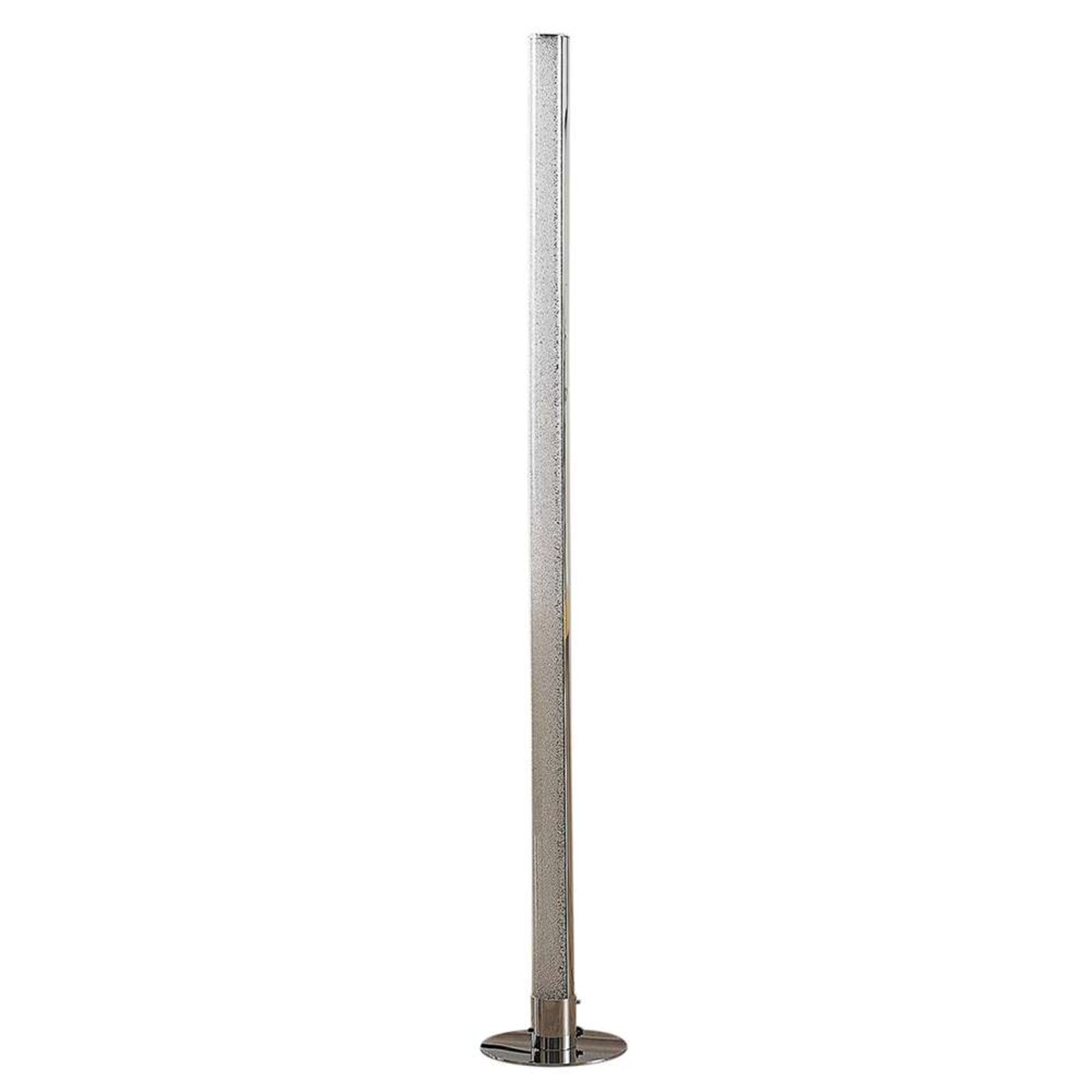 Hadis Floor Lamp White/Chrome - Lindby