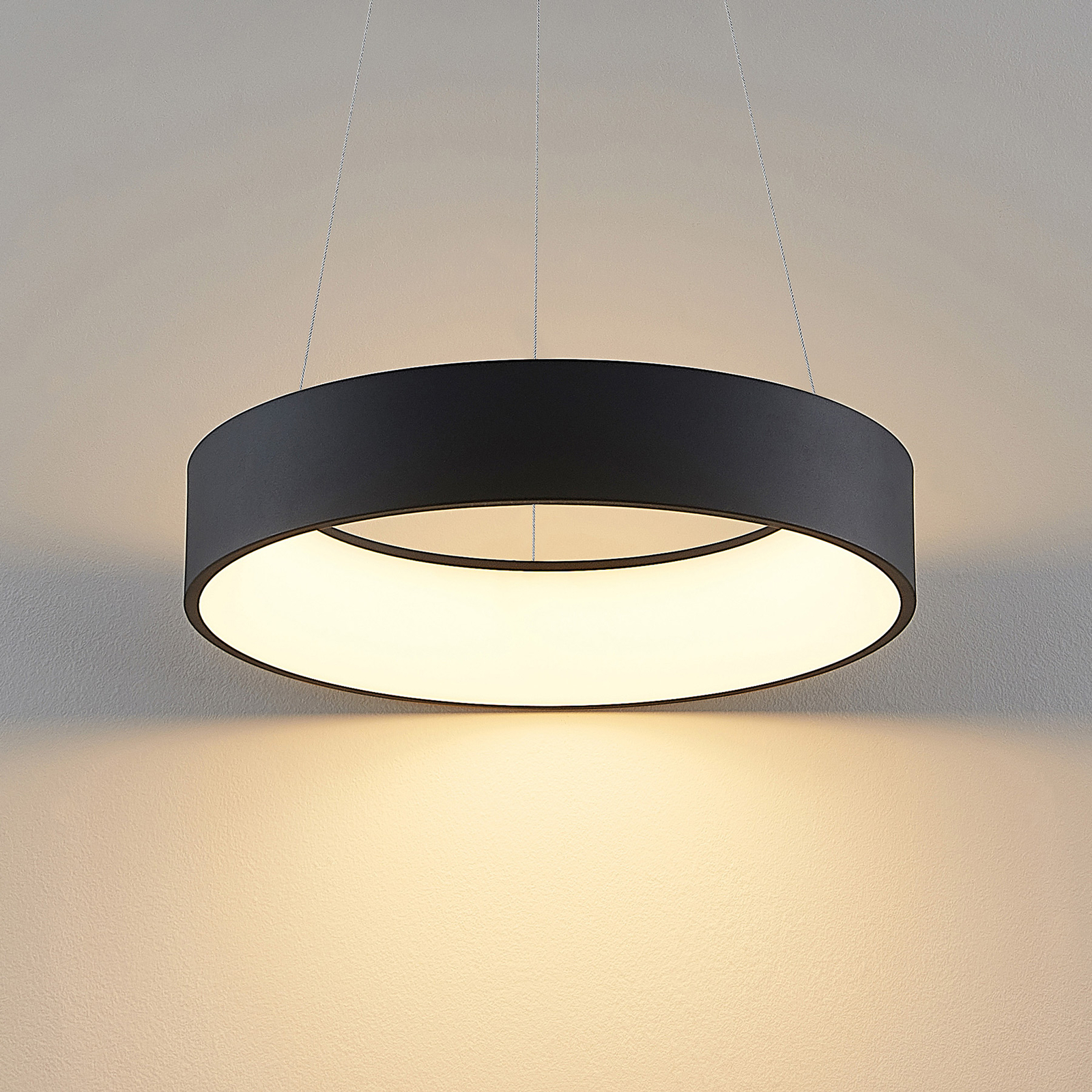 Luminária suspensa LED Arcchio Aleksi, Ø 45 cm, redonda