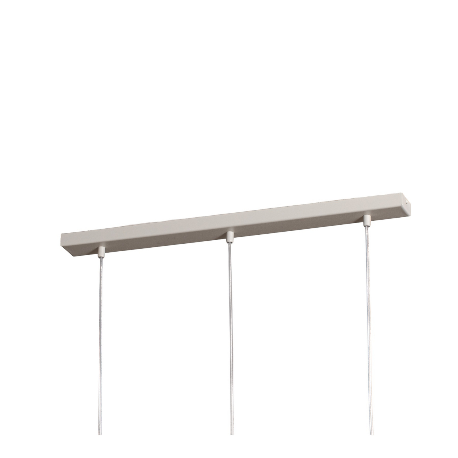 Hängeleuchte Rif 3, taupe, 3-flammig, linear, Stahl