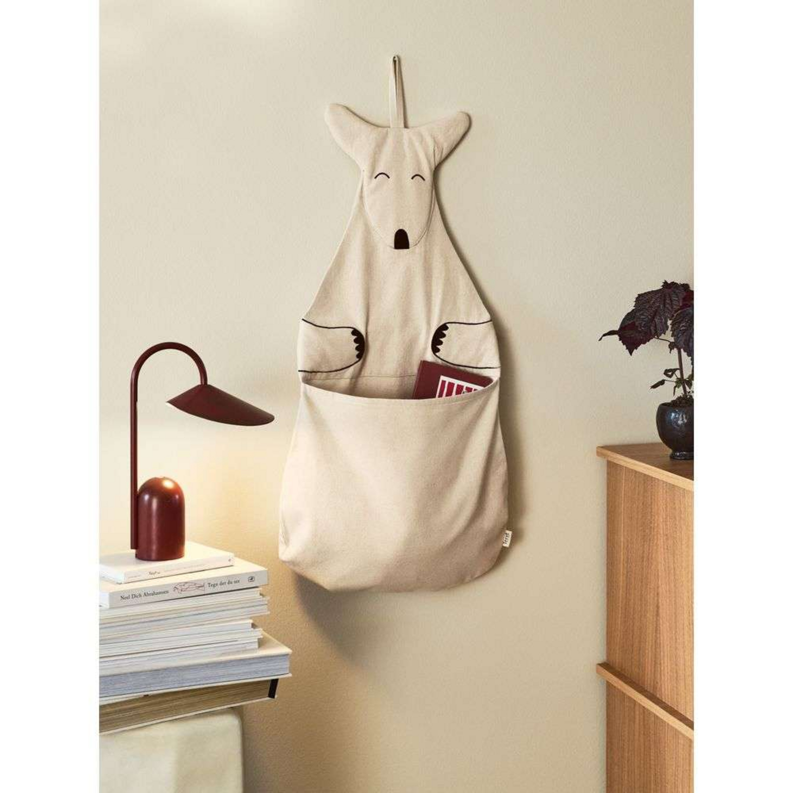 Kangaroo Wall Storage Undyed - ferm LIVING