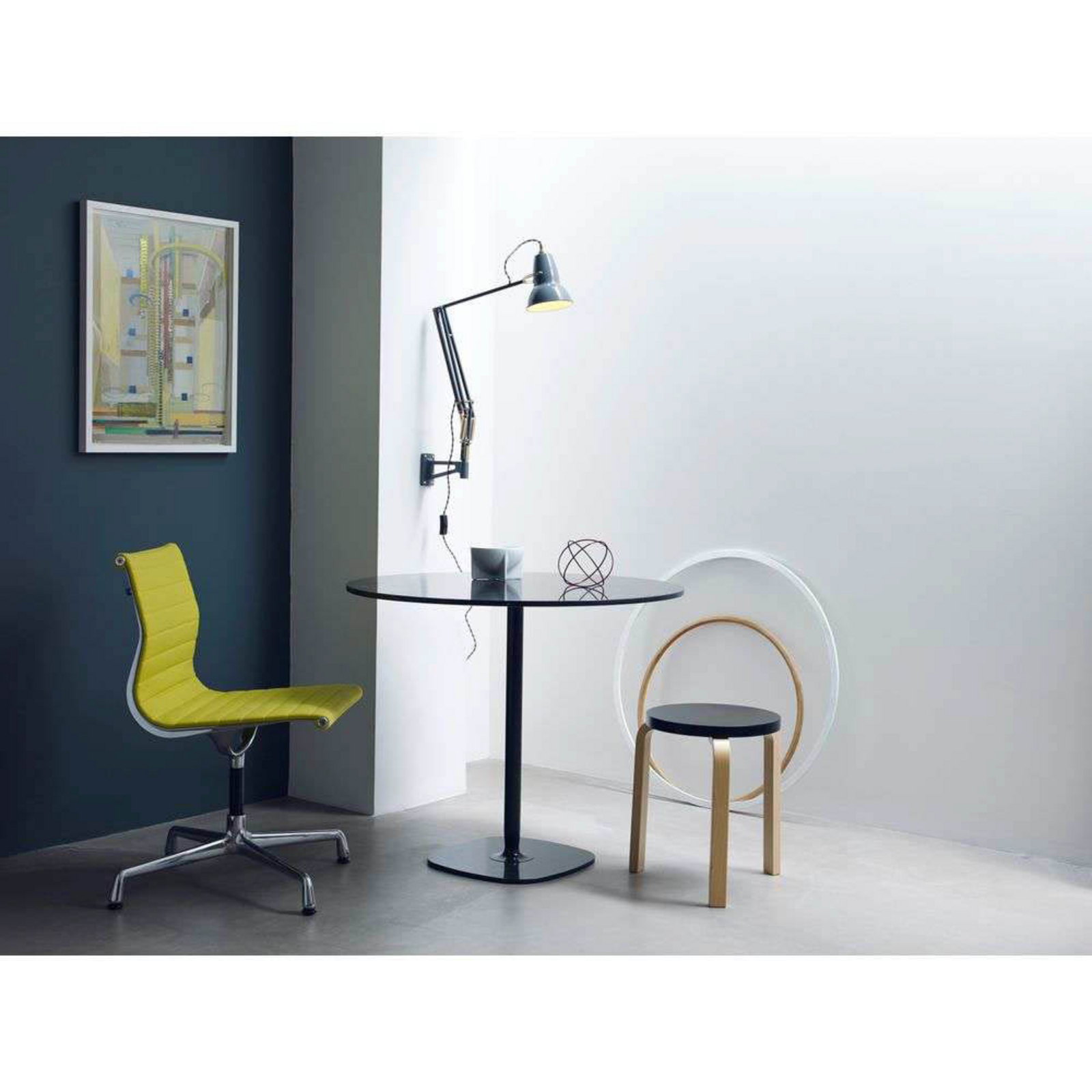 Original 1227 Wandleuchte mit Beschlag Linen White - Anglepoise