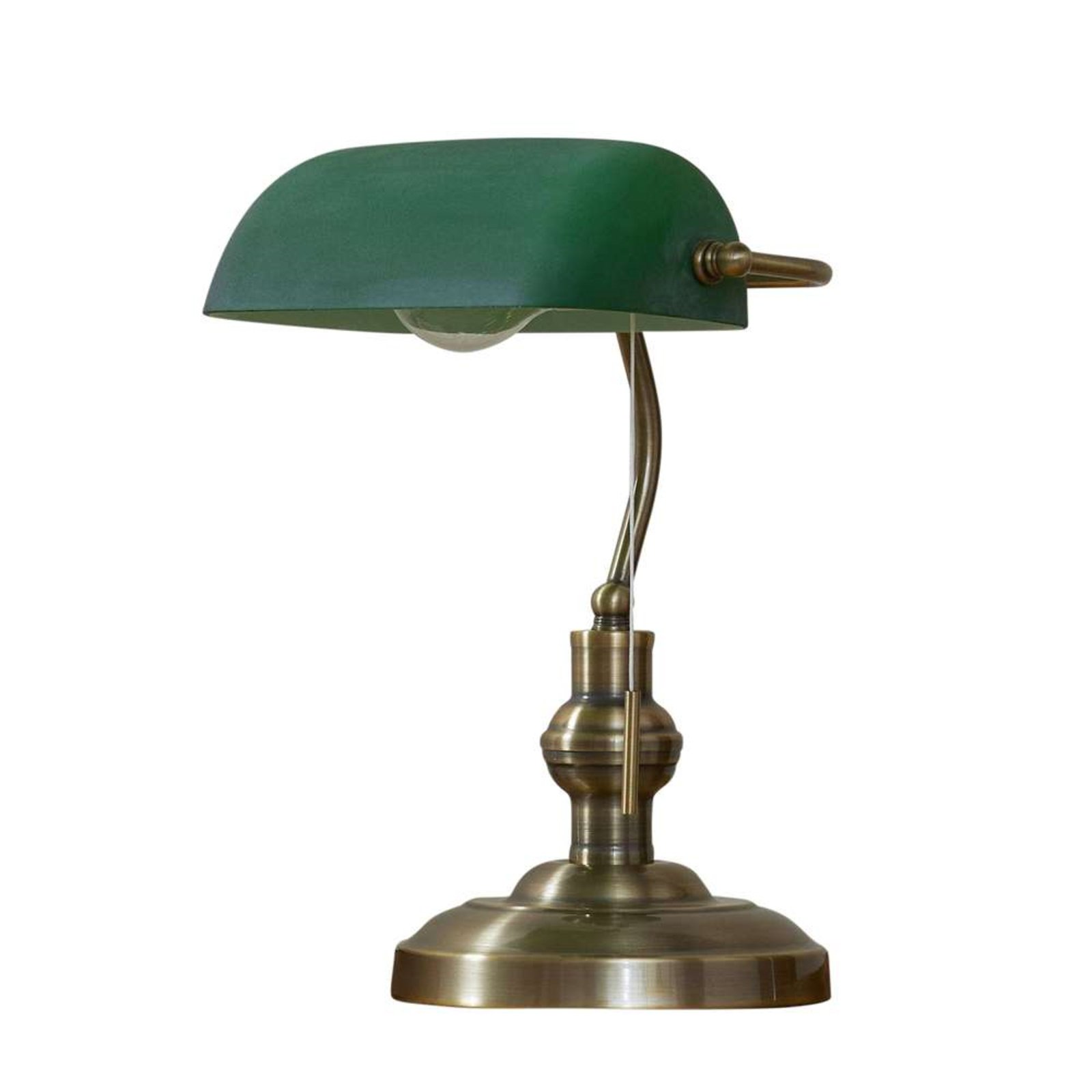 Milenka Stolní Lampa Brass/Green - Lindby