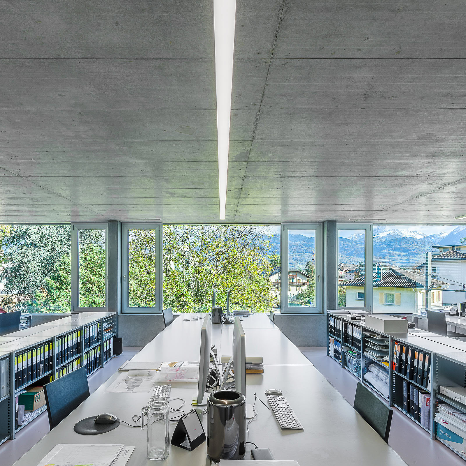 Regent Purelite Office LED-Deckenleuchte 153,1cm