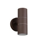 Zunanja stenska svetilka Turia, barva rje, višina 16 cm, kovina