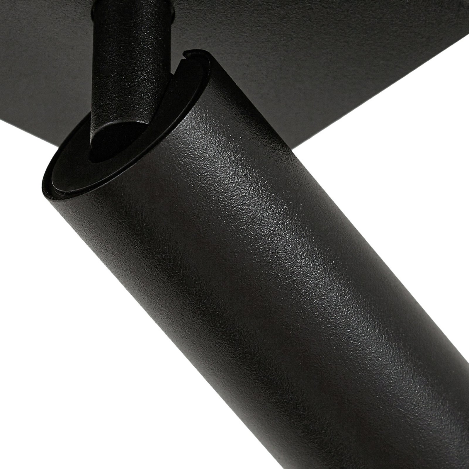 Arcchio Brinja Slim ceiling spotlight, black, 1-bulb GU10 MR11