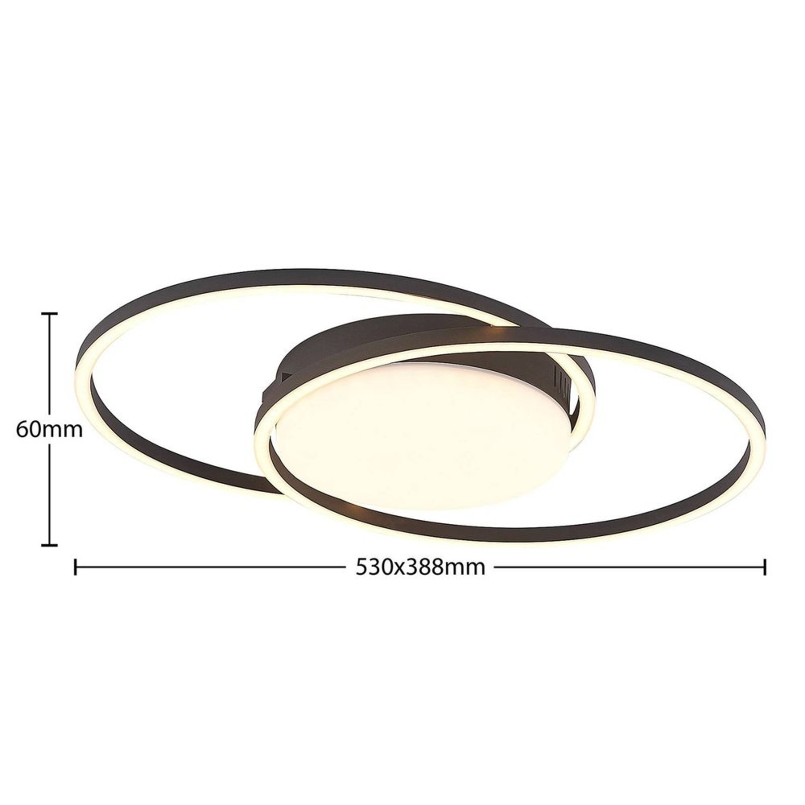 Nikodem LED Loftlampe 2700-6000K Black - Lindby