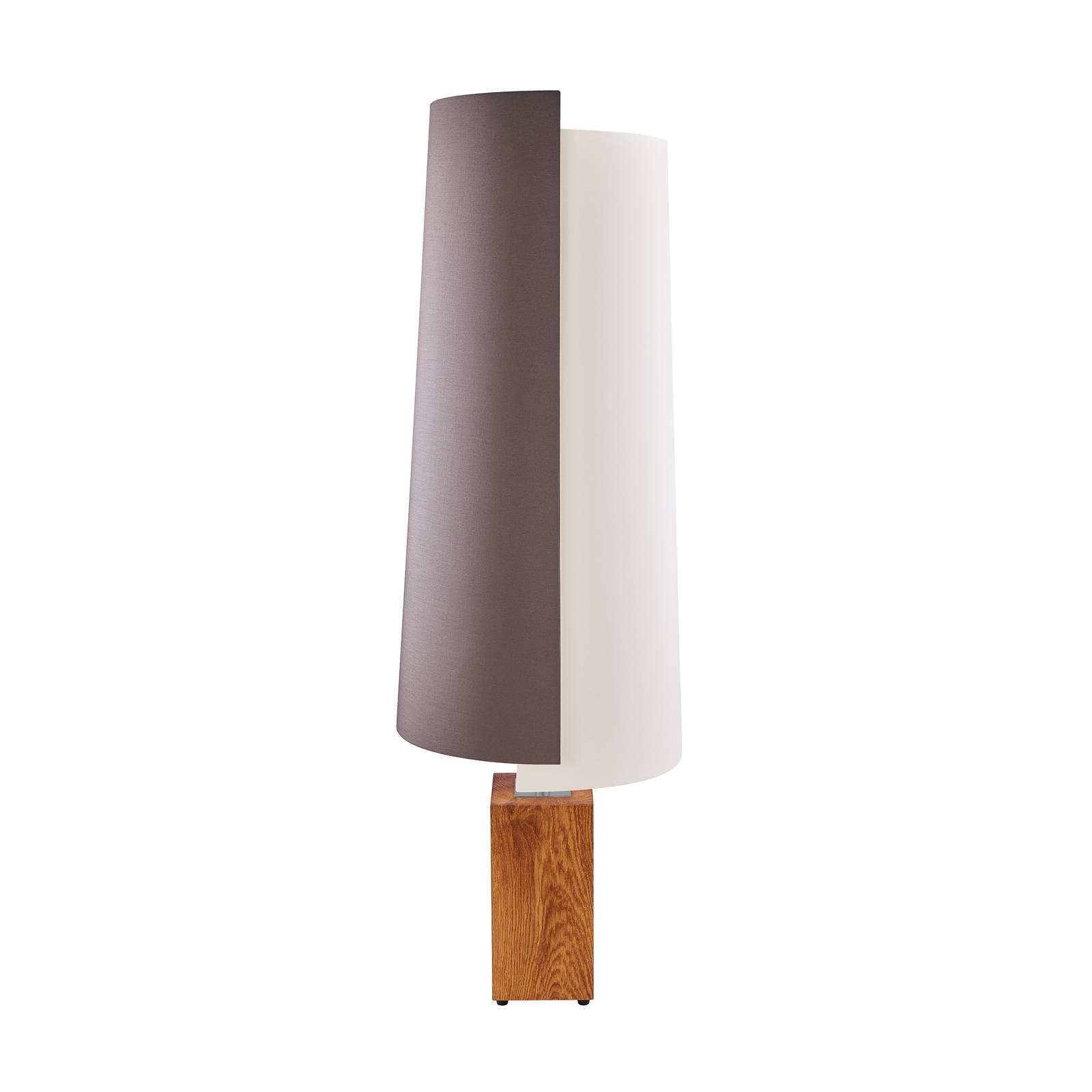 Lampa stojąca HerzBlut Jojo, drewno, brązowy/kremowy, 120 cm, E27