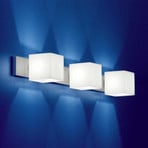 Wandlamp CUBE, 3-lichts met antiverblinding