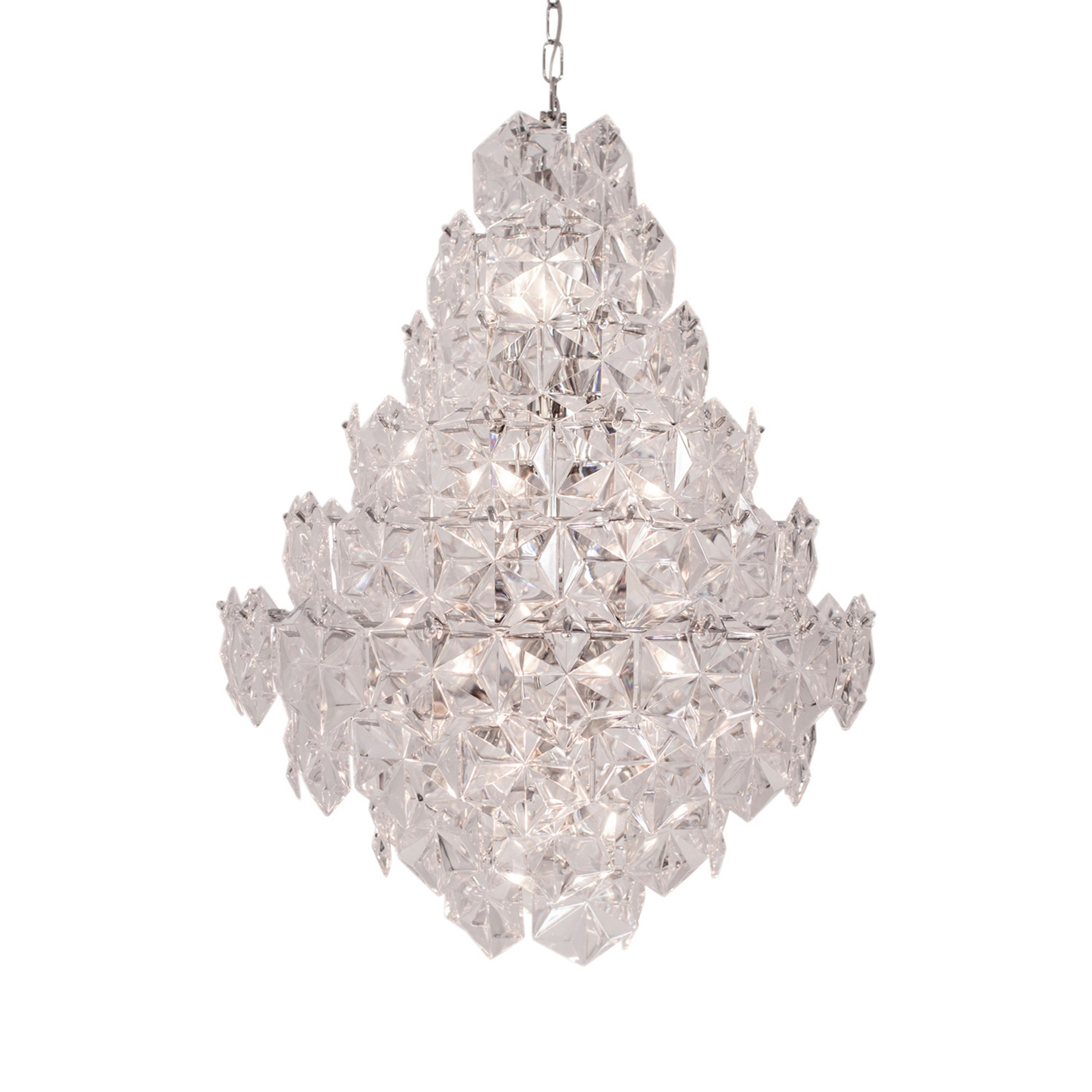 Monarque Grande Suspension Ø57 Chrome/Clear - By Rydéns