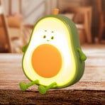 Lampă de masă cu baterie LED Bobi, verde, înălțime 13 cm, silicon