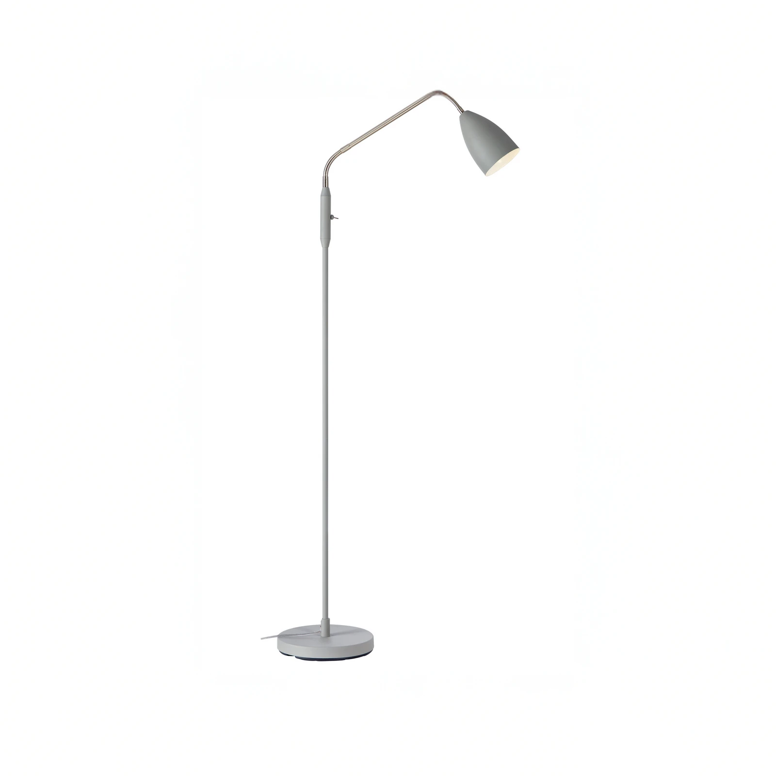 Markslöjd LED-Standleuchte Patro, grau, Metall, dimmbar