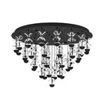 EGLO Stars Of Light LED ceiling lamp Pianopoli black Ø 78cm