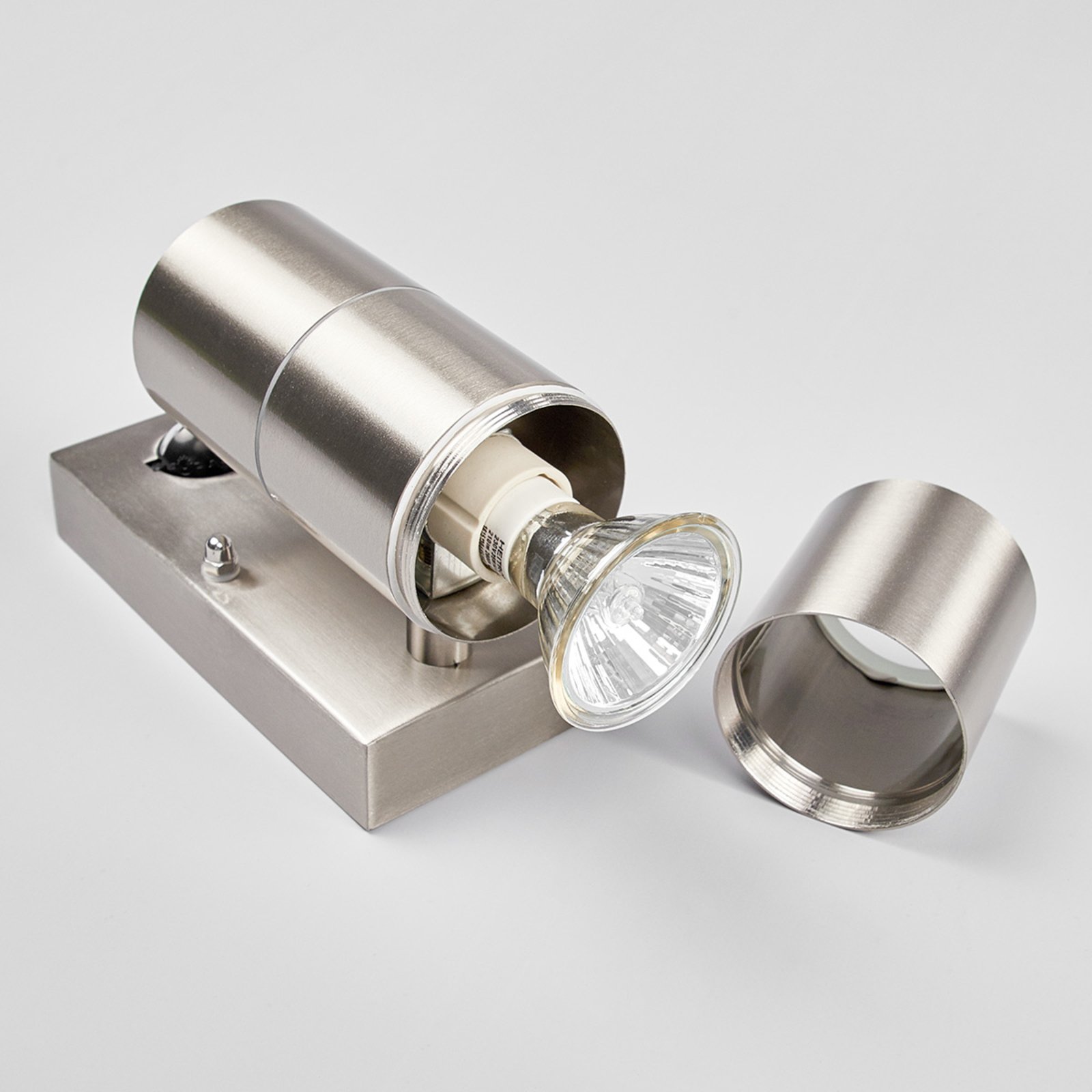 Eyrin Outdoor Wall Lamp w/Sensor Steel - Lindby