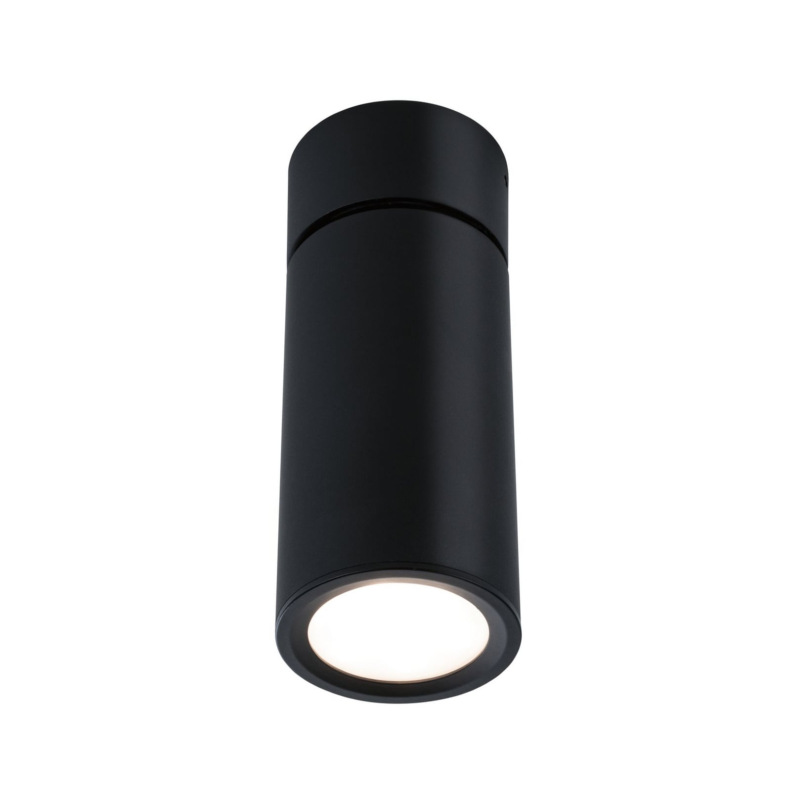 Plafoniera LED Paulmann Turnal Coin, metallo nero, 2.700 K