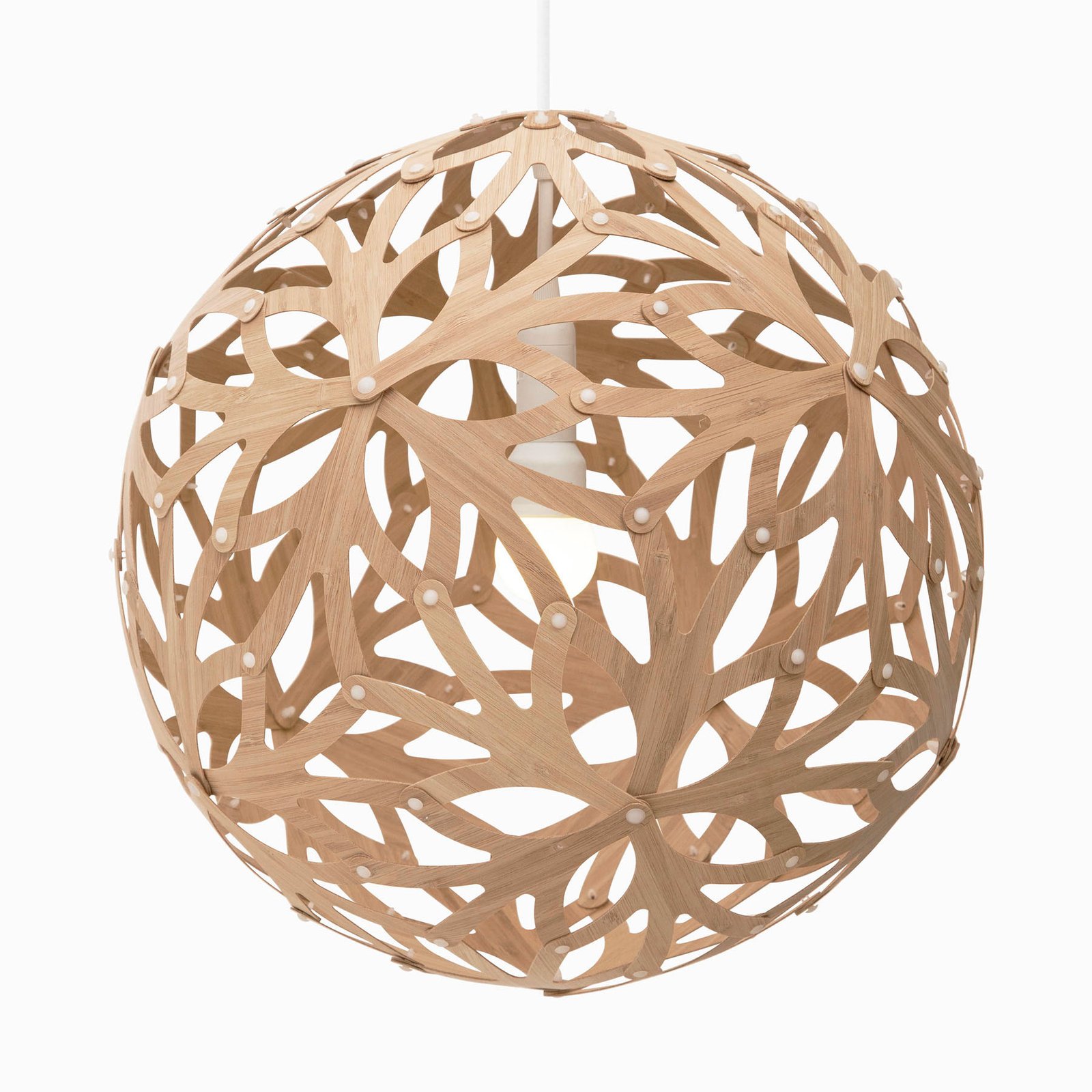 Floral Pendelleuchte Ø40 Bamboo - David Trubridge