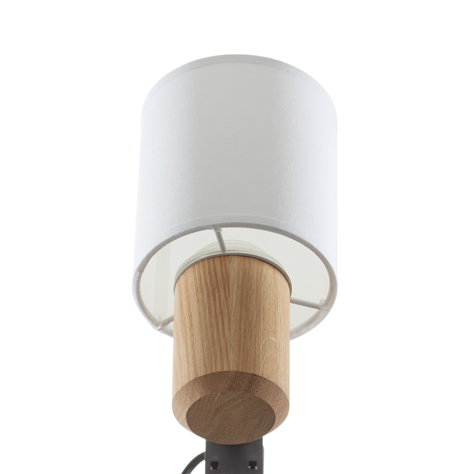 Lampe à pince Clampspots moderne abat-jour blanc