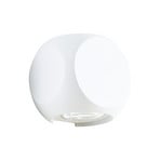 Ballito LED outdoor wall light, up/downlight white