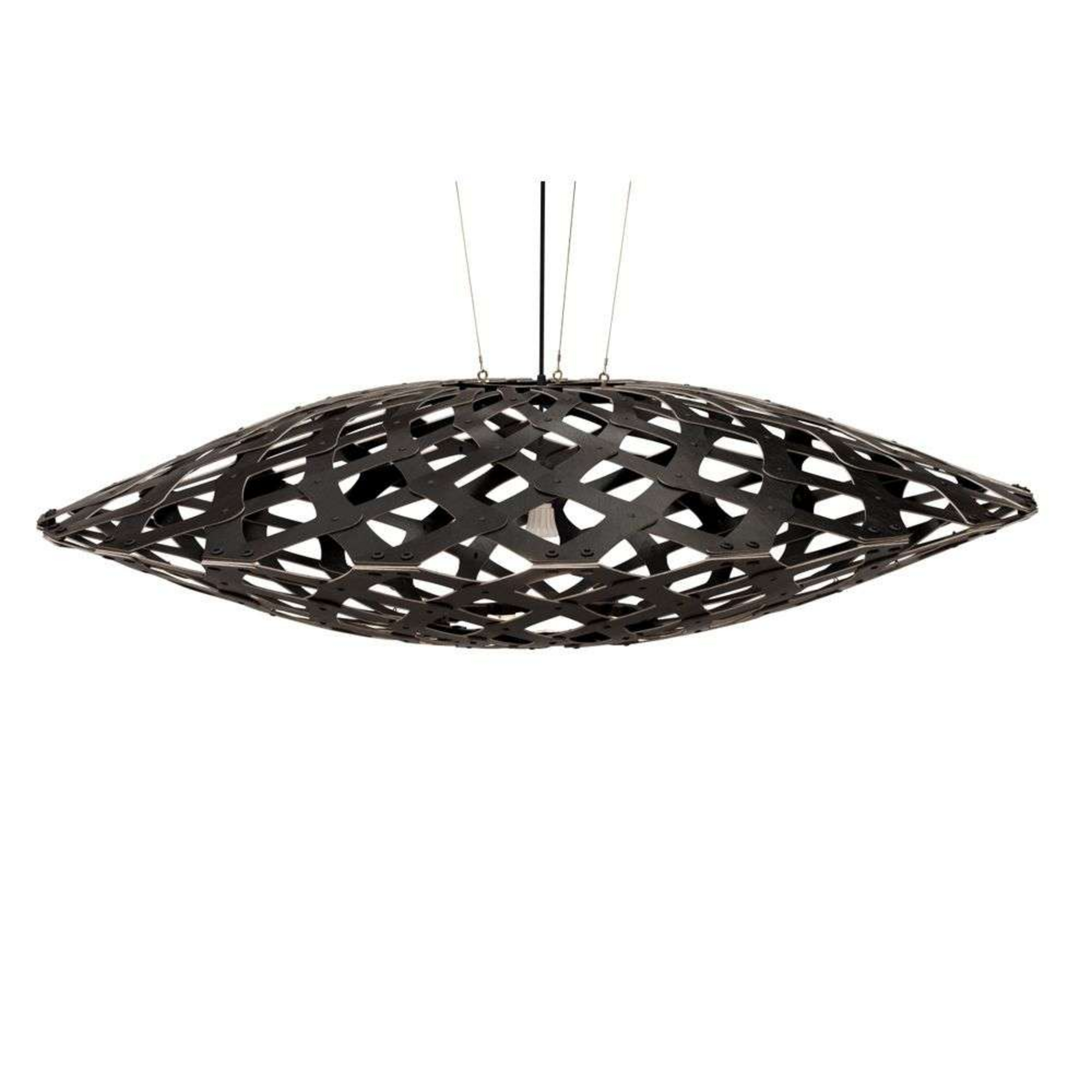 Flax Pendel Ø150 Black 2 Sides - David Trubridge