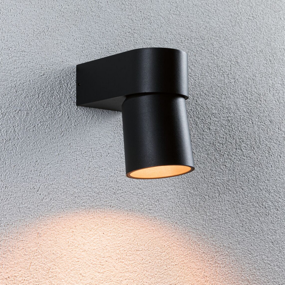 Paulmann Kimu LED-utomhusvägglampa, svart från Paulmann