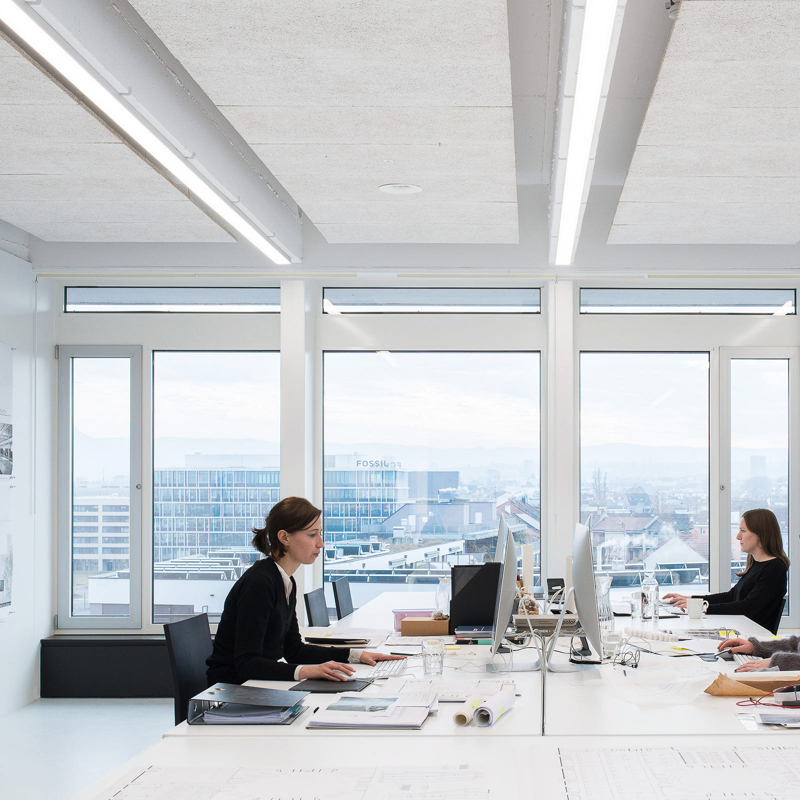Regent Purelite Office LED-Deckenleuchte 153,1cm