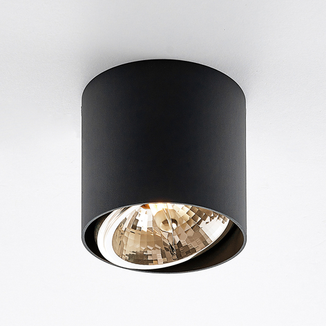 Arcchio Vali spot pour plafond, noir